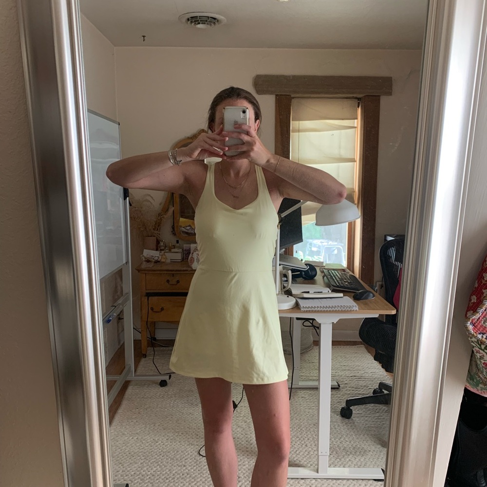 Butter yellow athletic Dress
